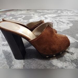 Stuart Weitzman Sohogal Heeled clog Sandal